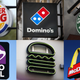 Collage of signs from Burger King, Domino's, Starbucks, Taco Bell, Shake Shack, and McDonald's